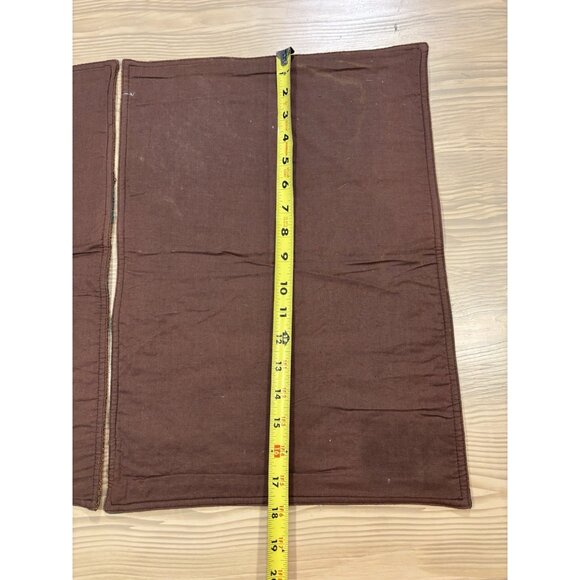 Set Of 2 Vintage Tapestry Placemats Pineapple Palm Tree Coconut Quality Boho 70s - Picture 5 of 6